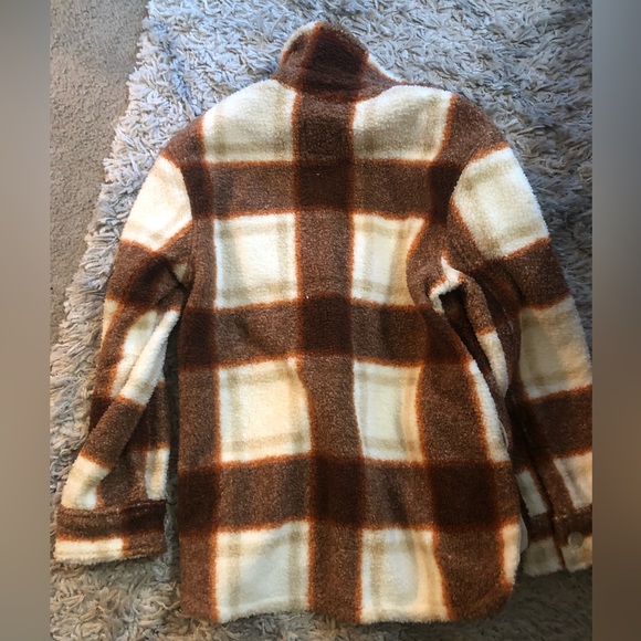 ABERCROMBIE Sherpa Shirt Jacket NWT - Picture 4 of 12